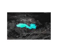 JBJYGSG Póster de Fondo Acuario 3D, Adhesivo PVC, pecera, Roca(Color2,50x100cm)