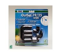JBL 6023200 Agua Flujo de Retorno Set con Amplia Jet para Exterior Filtro de acuarios, Fuera de Ancho