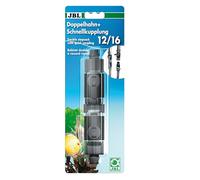 JBL 6109200 44546 Llave de paso doble y acoplamiento rápido Gris Oscuro