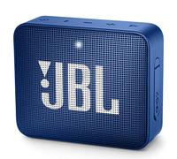 JBL GO 2 Altavoz inalámbrico portátil con Bluetooth, resistente al agua (IPX7), hasta 5 h de reproducción con sonido de alta fidelidad, azul