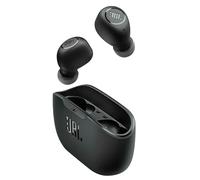 JBL Auriculares Bluetooth Vibe Buds con Estuche de Carga- Autonomía 8h- Negros