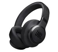 JBL Auriculares inalámbricos circumaurales Live 770NC, con tecnología Bluetooth y cancelación adaptativa de ruido, hasta 65 horas de reproducción, negro