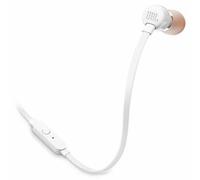 JBL Auriculares T160 Tune Wired IN-Ear Headphone with Mic White