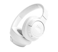 JBL Auriculares Tune 720 BT, inálambricos por Bluetooth, 76 horas de reproducción con JBL Pure Bass, plegables, blanco