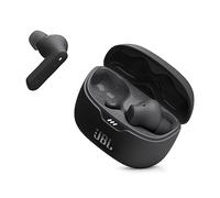 JBL Auriculares Tune Beam In-Ear, inalámbricos, resistentes al agua, cancelación de ruido y tecnología de 4 micrófonos, con batería de hasta 48 horas de duración, en negro