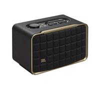 JBL Authentics 200, Altavoz Inteligente con tecnología Bluetooth, diseño Retro, con cuadrícula Gris, Wi-Fi Integrado, Google Assistant, Amazon Alexa, AirPlay, One App, Negro, Enchufe UK (Tipo G)