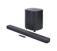 JBL Bar 500 MK2, Barra de Sonido Bluetooth 5.1 para TV con subwoofer de 10", Sonido Envolvente Dolby Atmos, HDMI eARC, Wi-Fi, vídeo 4K, PureVoice 2.0 y MultiBeam 3.0, Negro