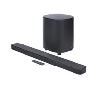 JBL Bar 500 MK2, Barra de Sonido Bluetooth 5.1 para TV con subwoofer de 10", Sonido Envolvente Dolby Atmos, HDMI eARC, Wi-Fi, vídeo 4K, PureVoice 2.0 y MultiBeam 3.0, Negro