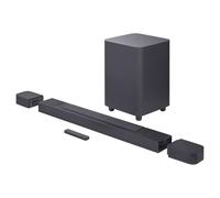 JBL Bar 800, barra de sonido, altavoces y subwoofer inalámbrico, tecnología PureVoice, HDMI eARC, sonido envolvente Dolby Atmos, en negro, Enchufe UK (tipo G)