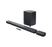 JBL Bar 800 MK2, Barra de Sonido Bluetooth 7.1 para TV con Altavoces Desmontables, subwoofer de 10”, Sonido Envolvente Dolby Atmos, HDMI eARC, Wi-Fi, vídeo 4K, PureVoice 2.0 y MultiBeam 3.0, Negro