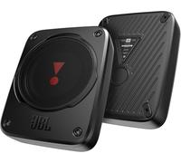 JBL BassPro Lite: Subwoofer Activo Coche Autoamplificado y Ultracompacto de Harman Kardon, Fácil de instalar Bajo el Asiento, 200W Amplificador Integrado, Compatible con Echo Auto, Conectable en Serie