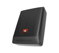 JBL BassPro Nano Subwoofer activo coche bajo el asiento 6" x 8" - Subwoofer coche autoamplificado debajo del asiento de 200 vatios de Harman Kardon