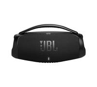 JBL Boombox 3 Wi-Fi Altavoz Bluetooth inalámbrico, resistente al agua y al polvo IP67, con batería de hasta 24 horas de duración, negro, Enchufe EU (tipo C)