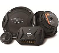 JBL Car GTO 609C Sistema de altavoces de componentes de 2-vías de 6,5 pulgadas, incluye 2 conos de rango medio y 2 conos de agudos (Tweeters), color negro