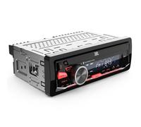 JBL Celebrity 350D Receptor Multimedia 1-DIN para Coche con sintonizador Digital Dab y Dab+, conexión Bluetooth 6.0, Amplificador de 4x50W, Salida RCA de 6 Canales para Altavoces y Manos Libres.