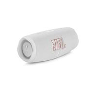 JBL Charge 5 Altavoz inalámbrico portátil con Bluetooth y batería integrada, resistente al agua (IP67), con PartyBoost para subir el nivel de la fiesta, hasta 20h de reproducción, blanco