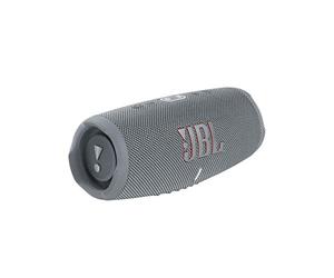 JBL CHARGE5 - Altavoz Bluetooth, configuración de altavoz de 2 vías, carga USB C, IP67 a prueba de polvo, impermeable, radiador pasivo incluido, portátil, modelo 2021, gris JBLCHARGE5GRY