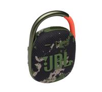 JBL Clip 4 Altavoz inalámbrico con Bluetooth, resistente al agua (IP67) y al polvo, con estilo llamativo y diseño portátil, 10h de música continua, camuflaje