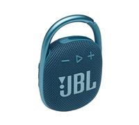 JBL Clip 4 Altavoz inalámbrico con Bluetooth, resistente al agua (IP67) y al polvo, con estilo llamativo y diseño portátil, 10h de música continua, azul