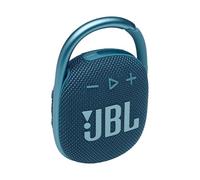 JBL Clip 4,Mini altavoz Bluetooth portátil, audio grande y graves perforados, mosquetón integrado, IP67 impermeable y a prueba de polvo, al aire libre y viajes,(azul)