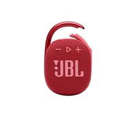 JBL Clip 4 - Mini Altavoz Bluetooth portátil, Gran Sonido y Bajos potentes, mosquetón Integrado, Impermeable IP67 y Resistente al Polvo, 10 Horas de reproducción, Altavoz para el hogar,