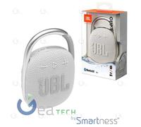JBL Clip 4 Speaker Bluetooth Caja 1 Waterprood Y Del Silicón IP67 Blanco