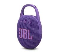 JBL Clip 5, Altavoz inalámbrico portátil con Bluetooth, resistente al agua y al polvo IP67, hasta 12h de reproducción y más con Playtime Boost activado, morado