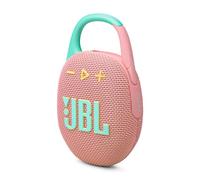 JBL Clip 5, Altavoz Inalámbrico Portátil con Bluetooth, Rosa | Resistente al Agua y al Polvo IP67, Hasta 12h de Reproducción y Más con Playtime Boost