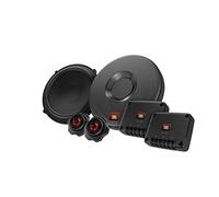JBL Club 605CSQ echo auto de 2 vías - Sistema de altavoces coche de componentes de 285 vatios con altavoz para coche de fibra de carbono 16cm, tweeter de cúpula de seda y crossovers
