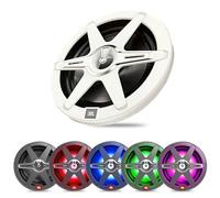 JBL CLUB102 10 in / 25 cm Subwoofer Marino con Iluminacion RGB | 200 W RMS / 600 W pico, 83 dB, 2/4 Ohm SSI, 35 Hz-500 Hz - subwoofer nautico para barco, lancha y embarcacion