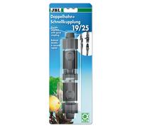 JBL Doble Válvula + Conector Rápido 19/25 Para Acuarios, NUEVO