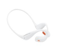 JBL Endurance Pace Auriculares Deportivos, Bluetooth, 10 h de autonomía, Banda para el Cuello de Titanio con Memoria, protección IP68 contra Agua y Polvo, tecnología JBL OpenSound, Blanco