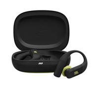 JBL Endurance Peak 4 Auriculares Deportivos Intra aurales e inalámbricos con cancelación de Ruido, Bluetooth, 48 h de autonomía, Ajuste Seguro TwistLock, IP68, Sonido JBL Pure Bass, Negro/Verde