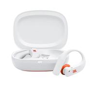JBL Endurance Peak 4 Auriculares Deportivos Intra aurales e inalámbricos con cancelación de Ruido, Bluetooth, 48 h de autonomía, Ajuste Seguro TwistLock, IP68, Sonido JBL Pure Bass, Blanco
