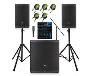 JBL EON715 Complete PA System Bundle