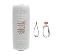 JBL Flip 7, Altavoz Ultraportátil Bluetooth, Resistente al Agua, Blanco