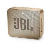 JBL GO 2 Altavoz inalámbrico portátil con Bluetooth, resistente al agua (IPX7), hasta 5 h de reproducción con sonido de alta fidelidad, champagne