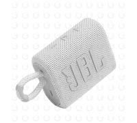 Altavoz inalámbrico - JBL Go 3, 4.2 W, 5 h, 500 mAh, Blanco