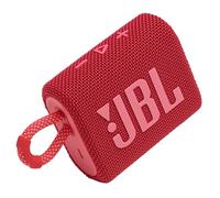 JBL Go 3: Altavoz portátil con Bluetooth, batería incorporada, función impermeable y a prueba de polvo - rojo (JBLGO3REDAM)