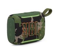 JBL Go 5 - Altavoz Ultra portátil Impermeable y Resistente a caídas con caraLuces de Borde Ambiental y de Sonido, AirTouch Instant Stereo Pairing o Link Múltiples compatibles