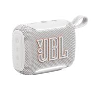 JBL Go 5, Altavoz Ultraportátil Bluetooth, Resistente al Agua, Blanco | Potente JBL Pro Sound, AirTouch Pairing, Auracast, Iluminación Ambient Edge, Bluetooth 6.0 y hasta 10 Horas de Reproducción