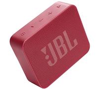 JBL GO Essential Altavoz pequeño Bluetooth, altavoz impermeable y portátil para llevar, hasta 5 horas de reproducción con una sola carga de batería, rojo
