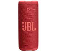 JBL Grip, Altavoz Bluetooth Compacto, Sonido JBL Pro, AI Sound Boost, Resistencia al Agua IP68, luz Ambiental, autonomía de 14 h, conexión Multi-Altavoz Auracast, aplicación JBL Portable, Rojo