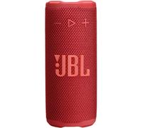 JBL Grip, Altavoz Bluetooth Compacto, Sonido JBL Pro, AI Sound Boost, Resistencia al Agua IP68, luz Ambiental, autonomía de 14 h, conexión Multi-Altavoz Auracast, aplicación JBL Portable, Rojo