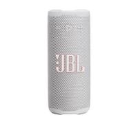 JBL Grip, Altavoz Bluetooth Compacto, Sonido JBL Pro, AI Sound Boost, Resistencia al Agua IP68, luz Ambiental, autonomía de 14 h, conexión Multi-Altavoz Auracast, aplicación JBL Portable, Blanco