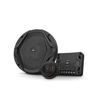 JBL GX600C Sistema de altavoces amplificado de dos vías para automóvil de 6-1/2 pulgadas y 210 W con Red divisora de frecuencias exterior, color negro