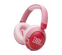JBL Junior 470 NC, Auriculares supraaurales e inalámbricos para niños, Bluetooth, cancelación Activa de Ruido, volúmen hasta 85 dB, 50 hrs de batería, Set de Pegatinas, diseño Plegable, Rosa