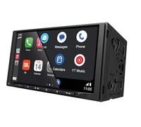 JBL Legend 700D 2 DIN DAB Plus Radio para coche con pantalla, CarPlay Android Auto, manos libres con Bluetooth, pantalla táctil de 7 pulgadas, USB/AUX FM/MW, 6 canales 4 V Preamplificador