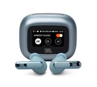 JBL Live Beam 3 - Auriculares inalámbricos con cancelación de ruido, 48 horas de reproducción total, carga inalámbrica, 6 micrófonos para llamadas perfectas, conexión multipunto, IP55 impermeable y