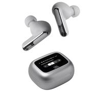 Auriculares JBL Live Beam 3 inalámbricos Bluetooth con Cancelación de Ruido, micrófonos y estuche táctil plata